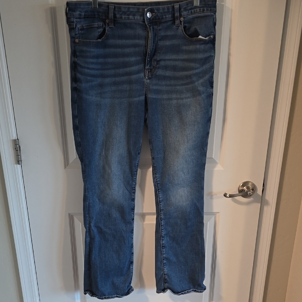 American Eagle Hi-rise Skinny Kick 18